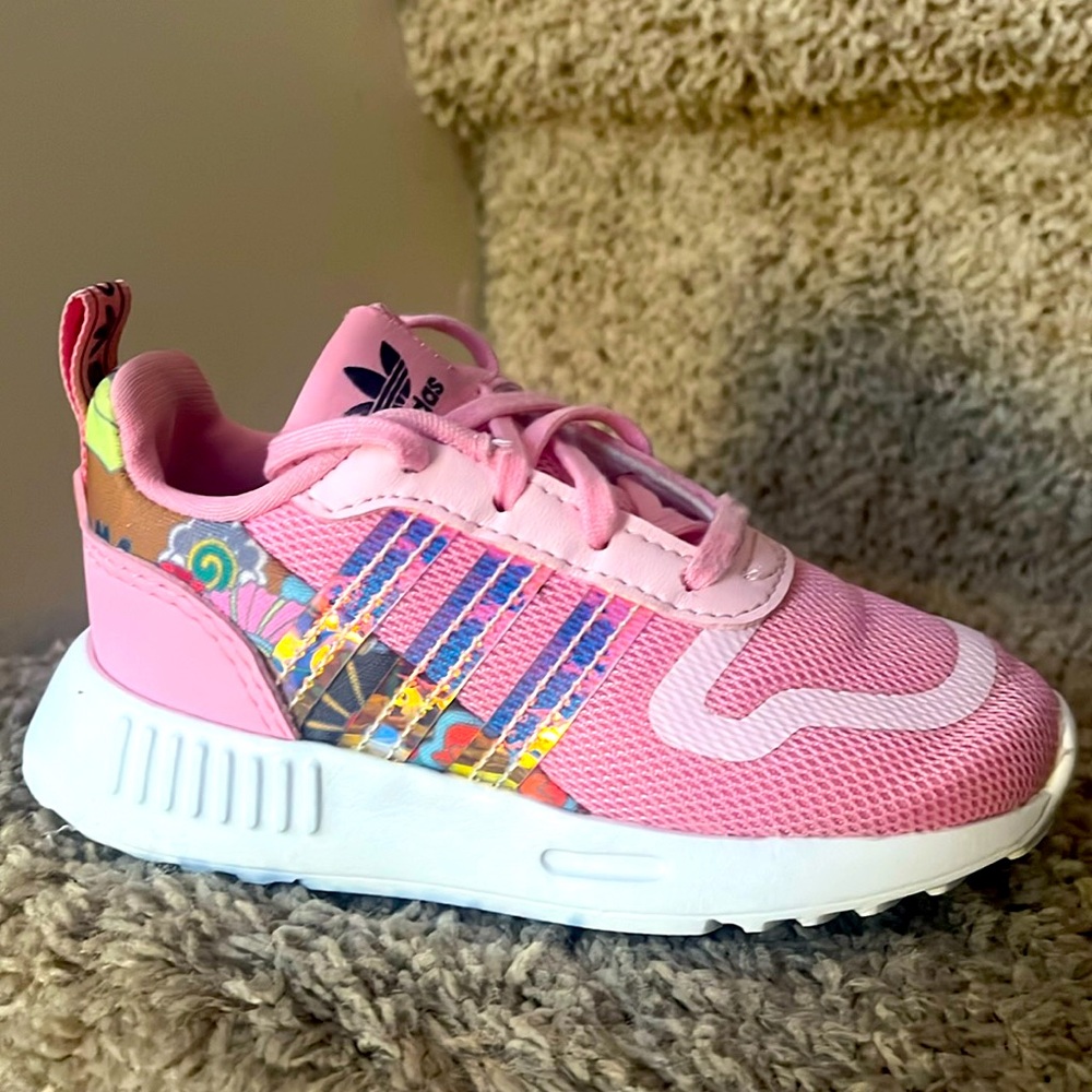 Adidas Multix I Light Pink Floral toddler shoes